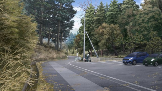 神社の駐車場